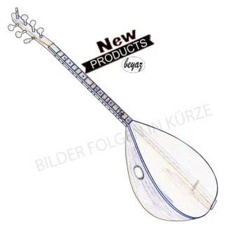 Lefthand Pro Kurzhals Baglama Saz Mahagoni Korpus Direkt vom Hersteller 2693