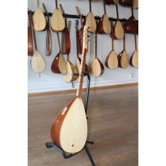 Pro Baglama Saz Kurzhals Akustik oder Auswahl mit EQ Preamp Beyaz 