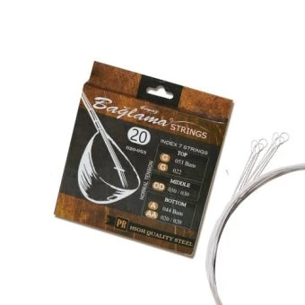High Quality Baglama Strings 020 Saz Teli Saiten Beyaz mit Schlinge Loop Halkali