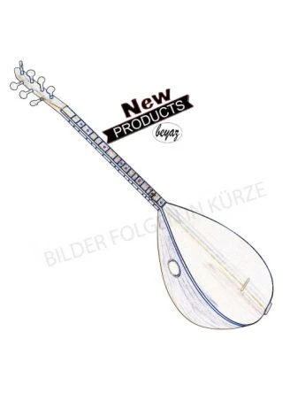 Lefthand Pro Kurzhals Baglama Saz Mahagoni Korpus Direkt vom Hersteller 2693