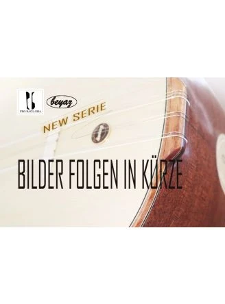 2738 Pro Baglama Saz Kurzhals 39K Akustik oder Auswahl mit EQ Preamp Beyaz