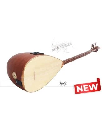 Pro Kurzhals Baglama EQ-USB Saz Mahagoni Korpus Direkt vom Hersteller 902