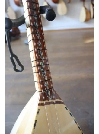Pro MAHAGONI Baglama Saz Kurzhals Akustik oder Auswahl mit EQ Preamp Beyaz 2688