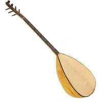 Geschnitzte Baglama Saz